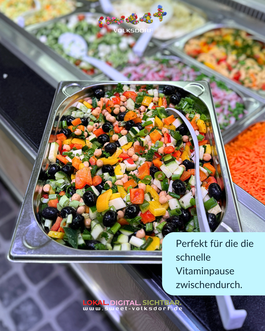 Simon Frischemarkt frische Salate Volksdorf