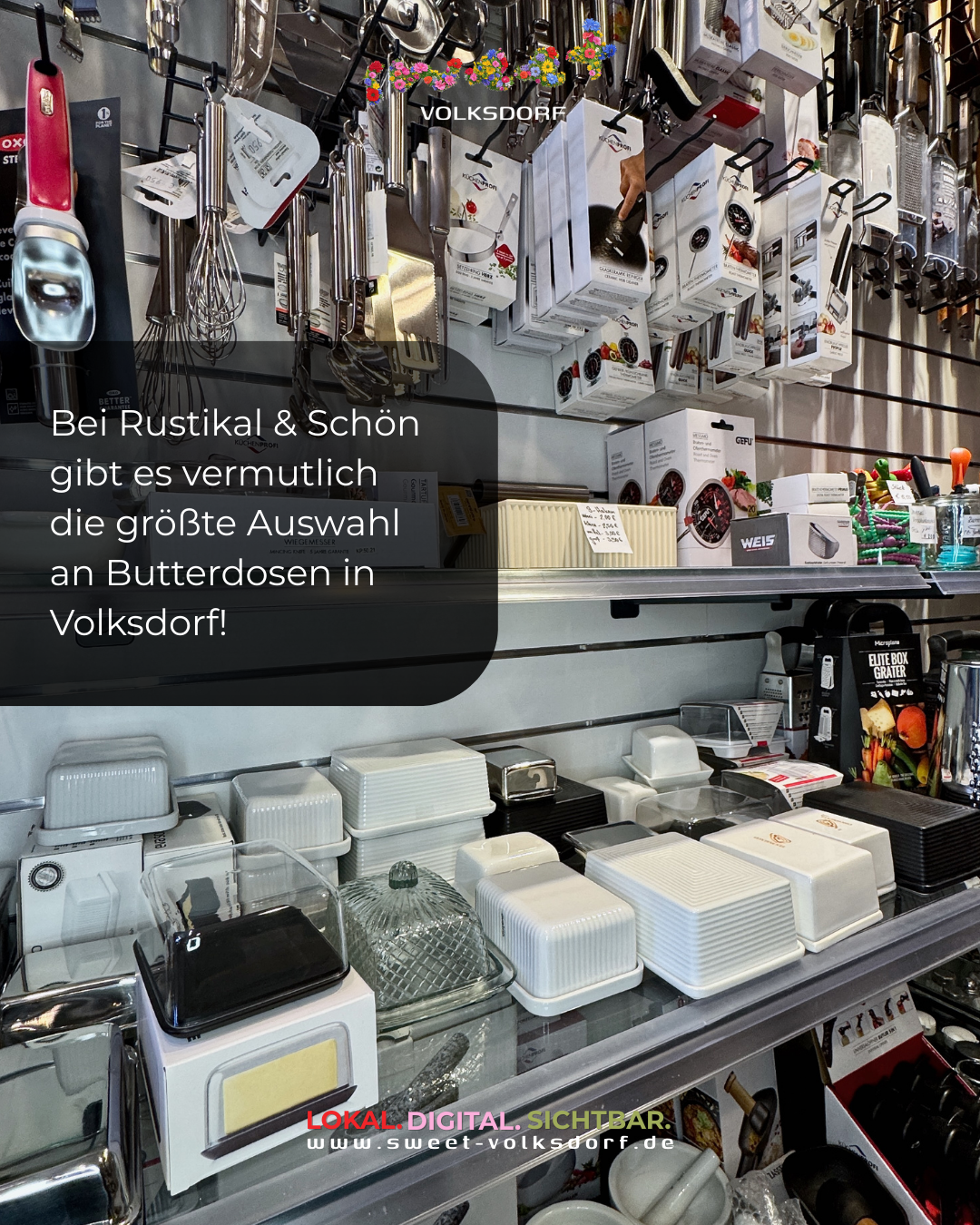 Große Auswahl an Butterdosen