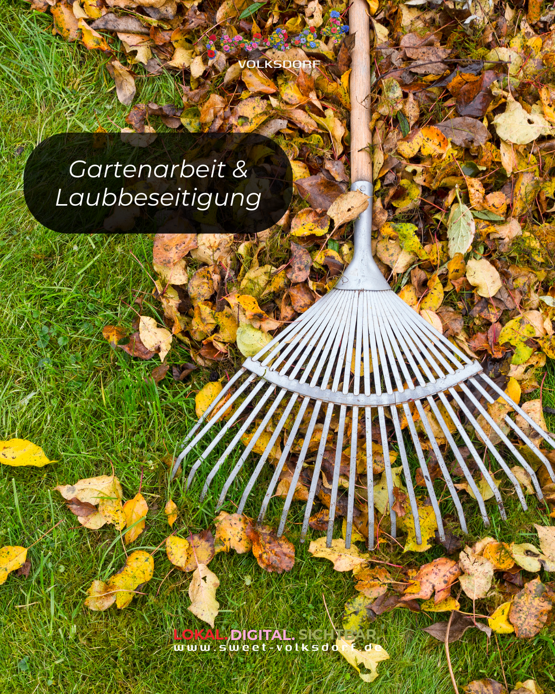Laub entfernen