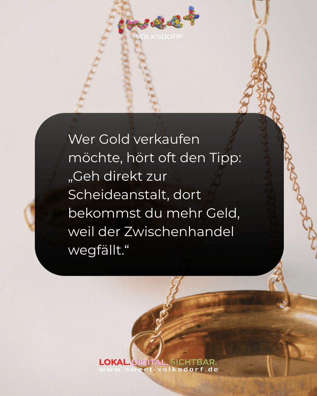 Scheideanstalt oder Fachgeschäft