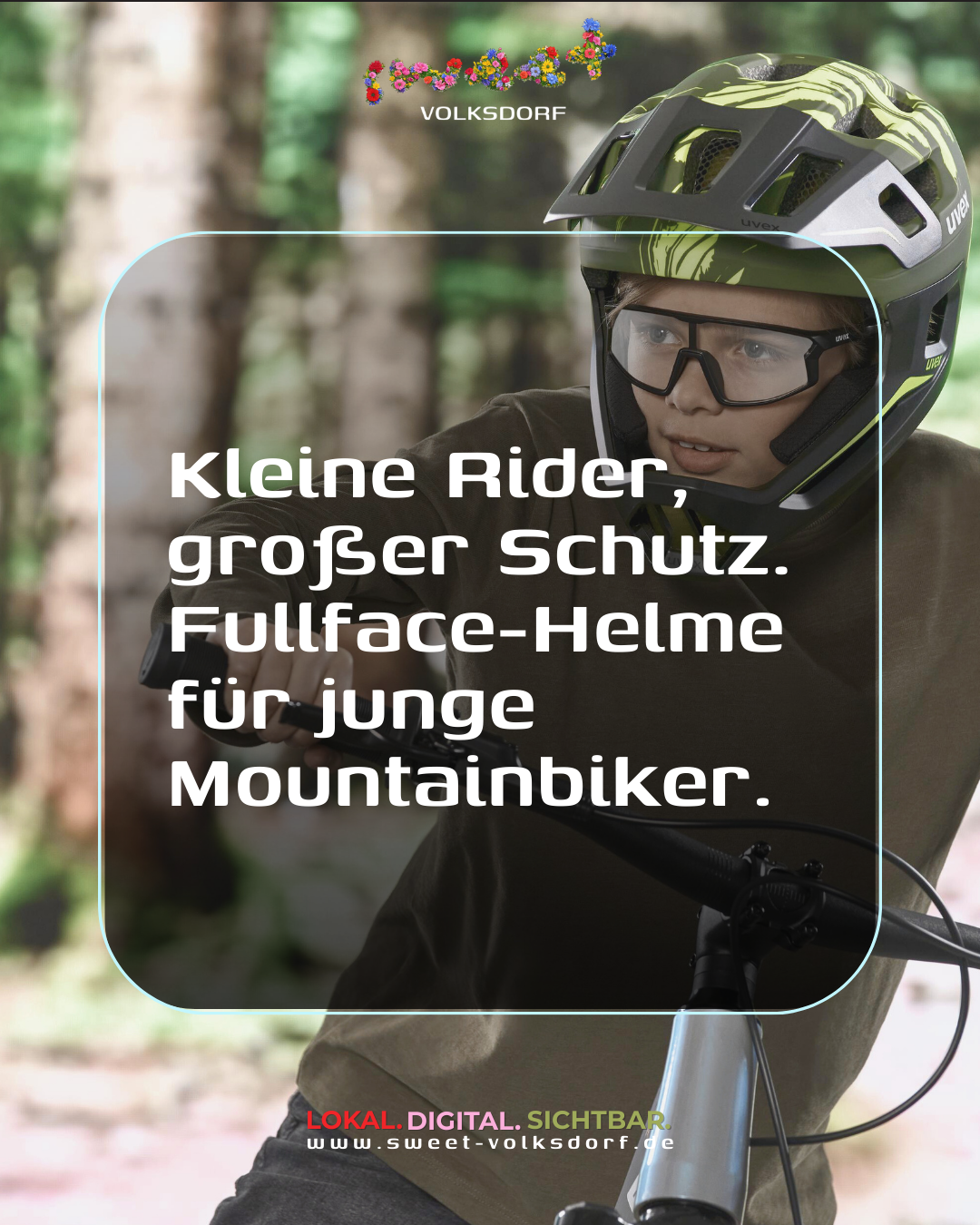Mountainbike Fullface-Helm
