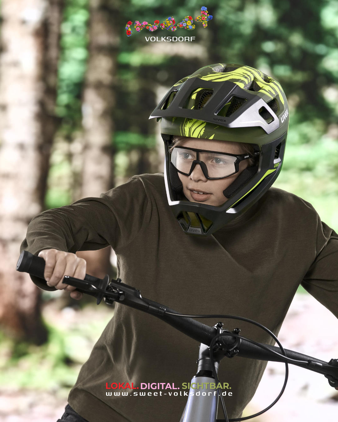 Mountainbike Fullface Helm