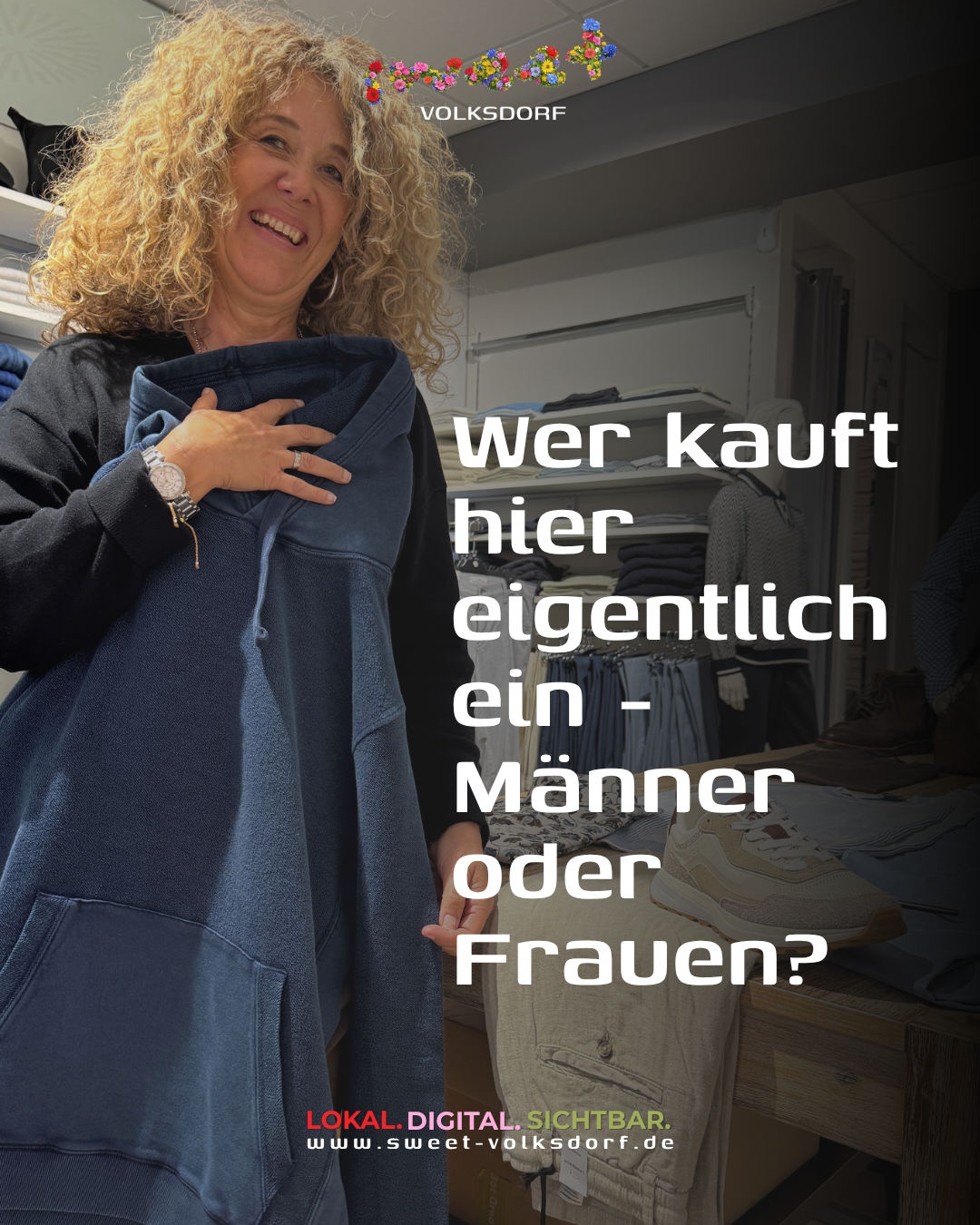 Frauen shoppen für Männer