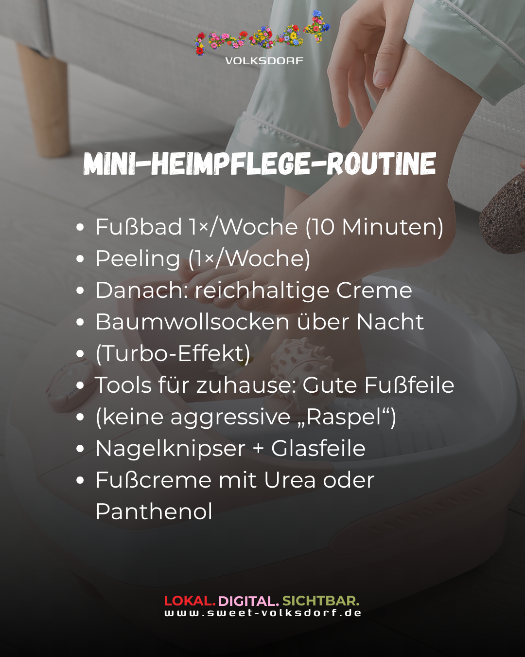 Pediküre zuhause