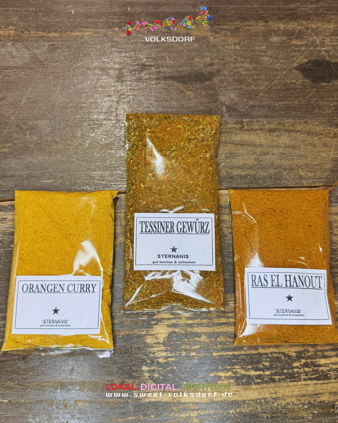 Orangen Curry, Tessiner Gewürz, Ras el Hanout