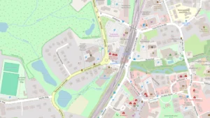 Neuer Radweg in Volksdorf Baustelle Farmsener Landstraße