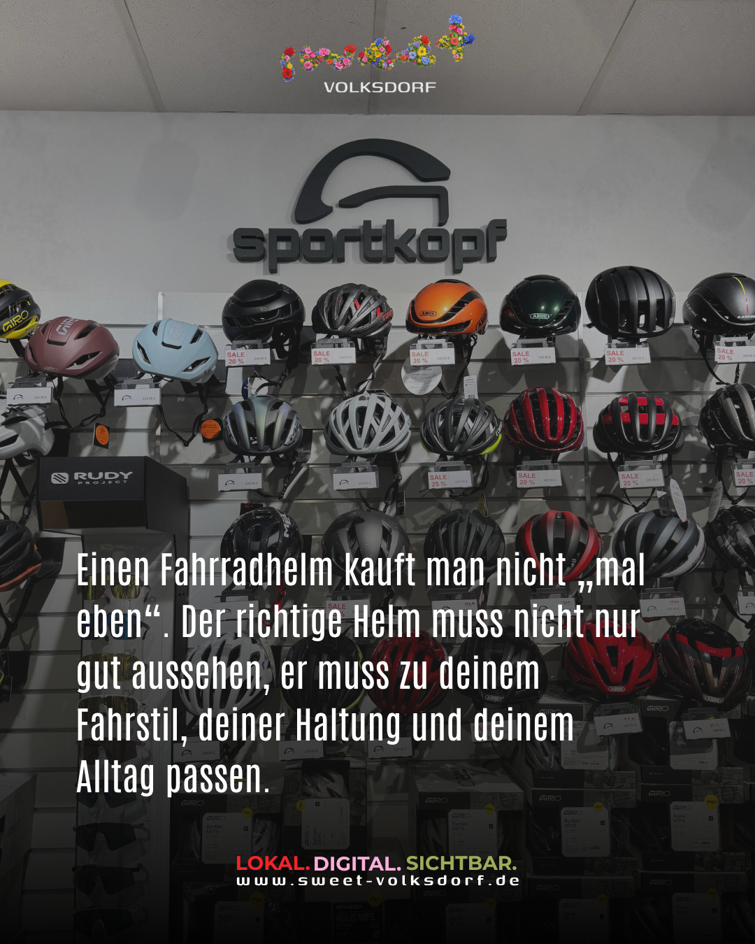 Fahrradhelme Sportbrillen