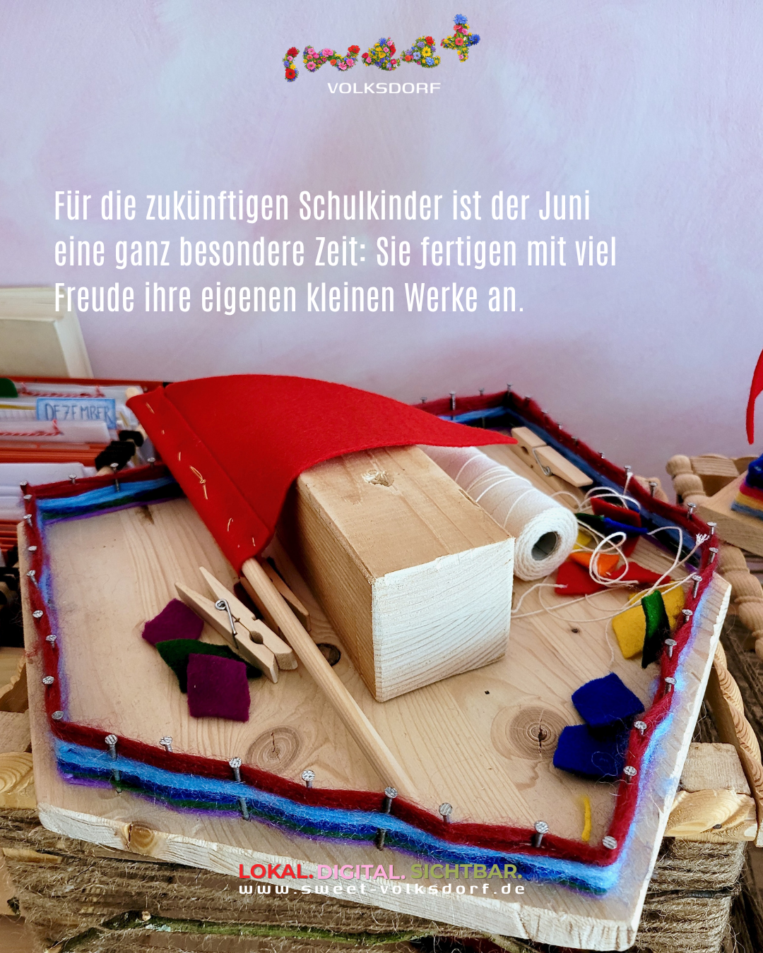 selbstgebautes Schiffchen