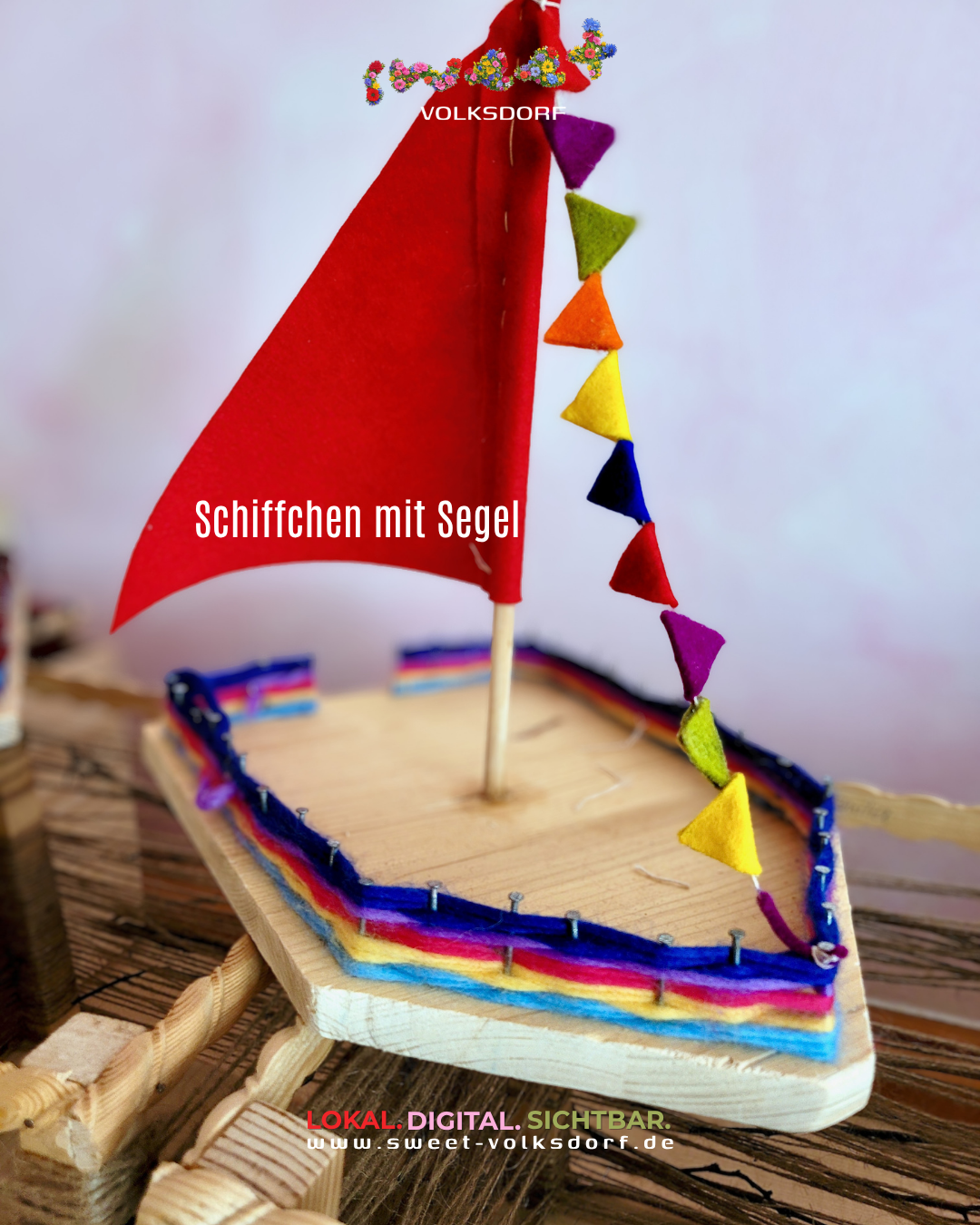 Schiff mit Segel