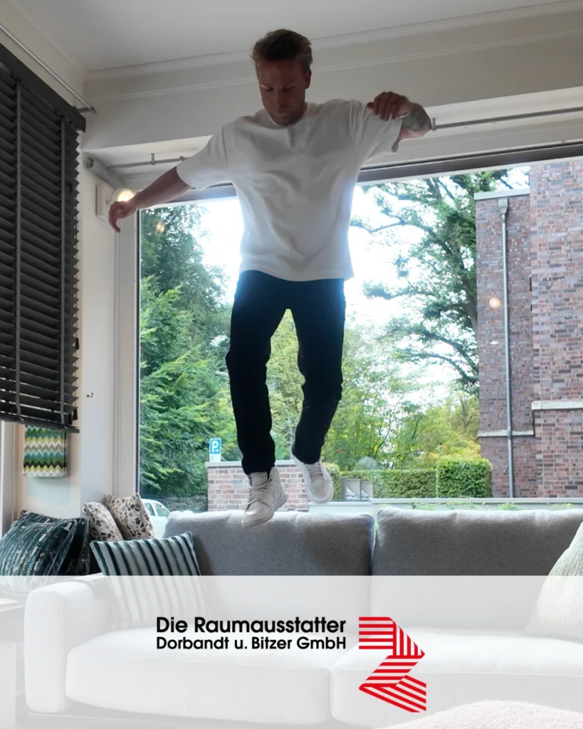 Juniorchef hüpft