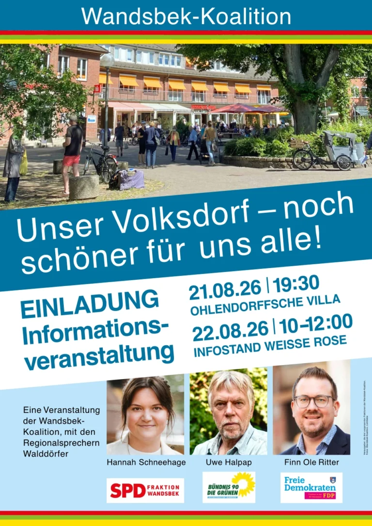 Einladung zur öffentlichen Informationsveranstaltung