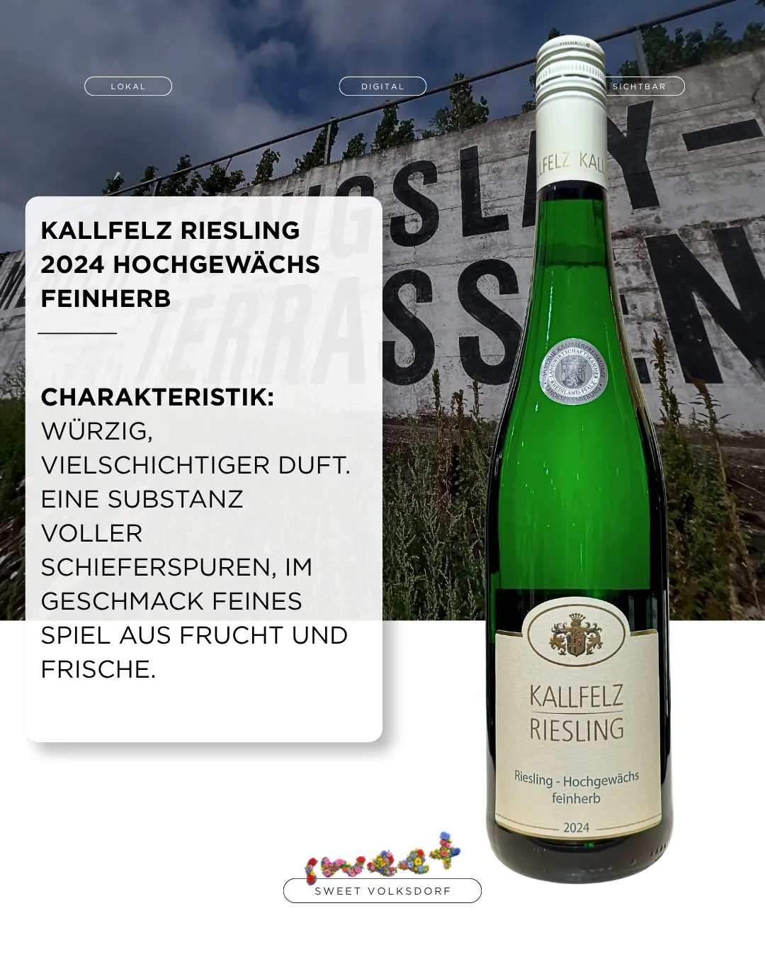 Riesling von Kallfelz bei Frischemarkt Simon
