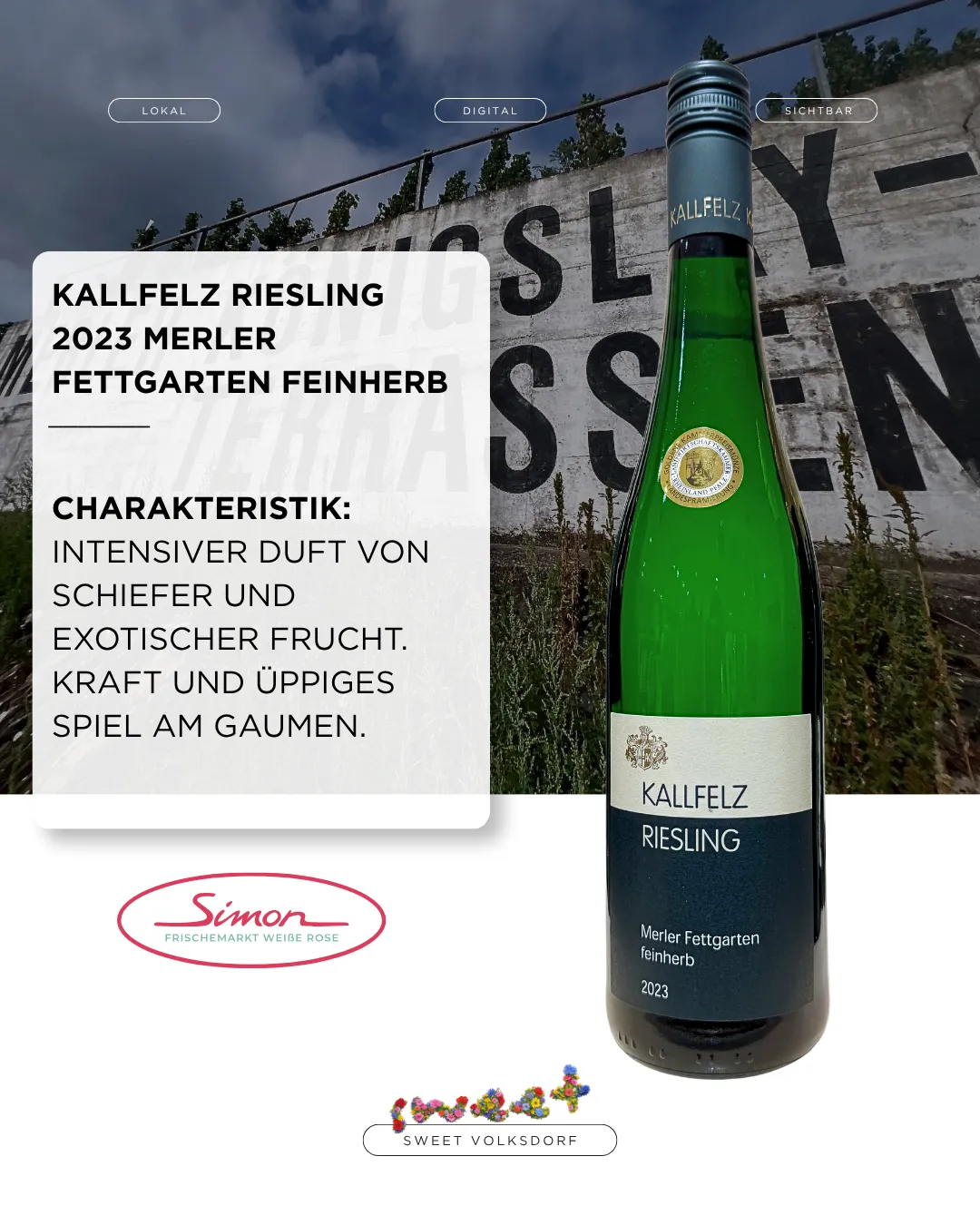 Riesling von Kallfelz bei Frischemarkt Simon