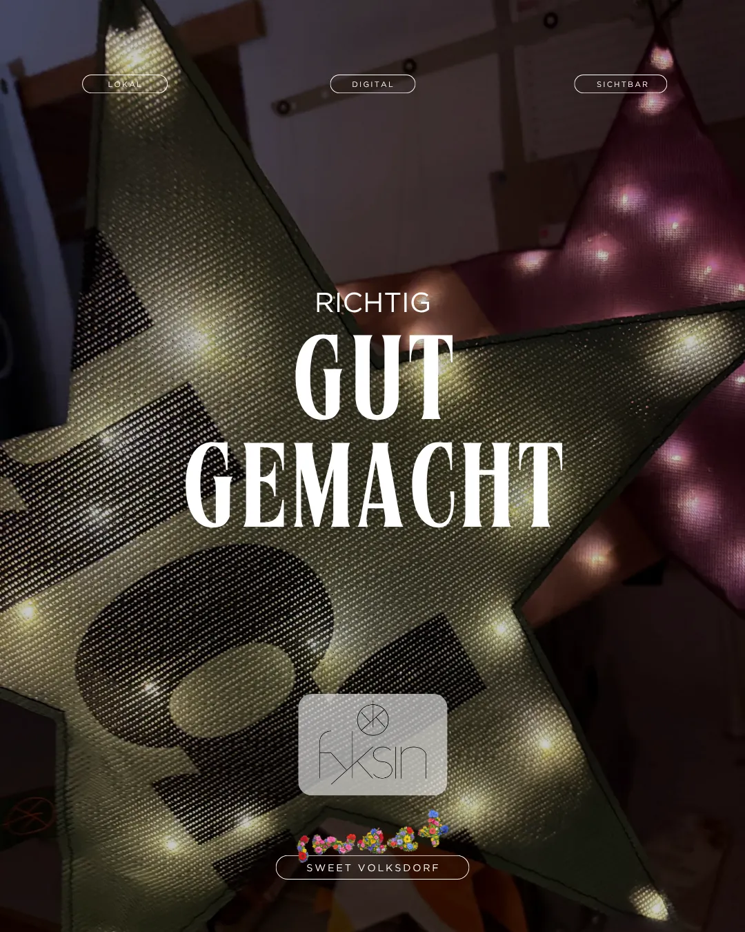 Leuchtsterne im Dunkeln