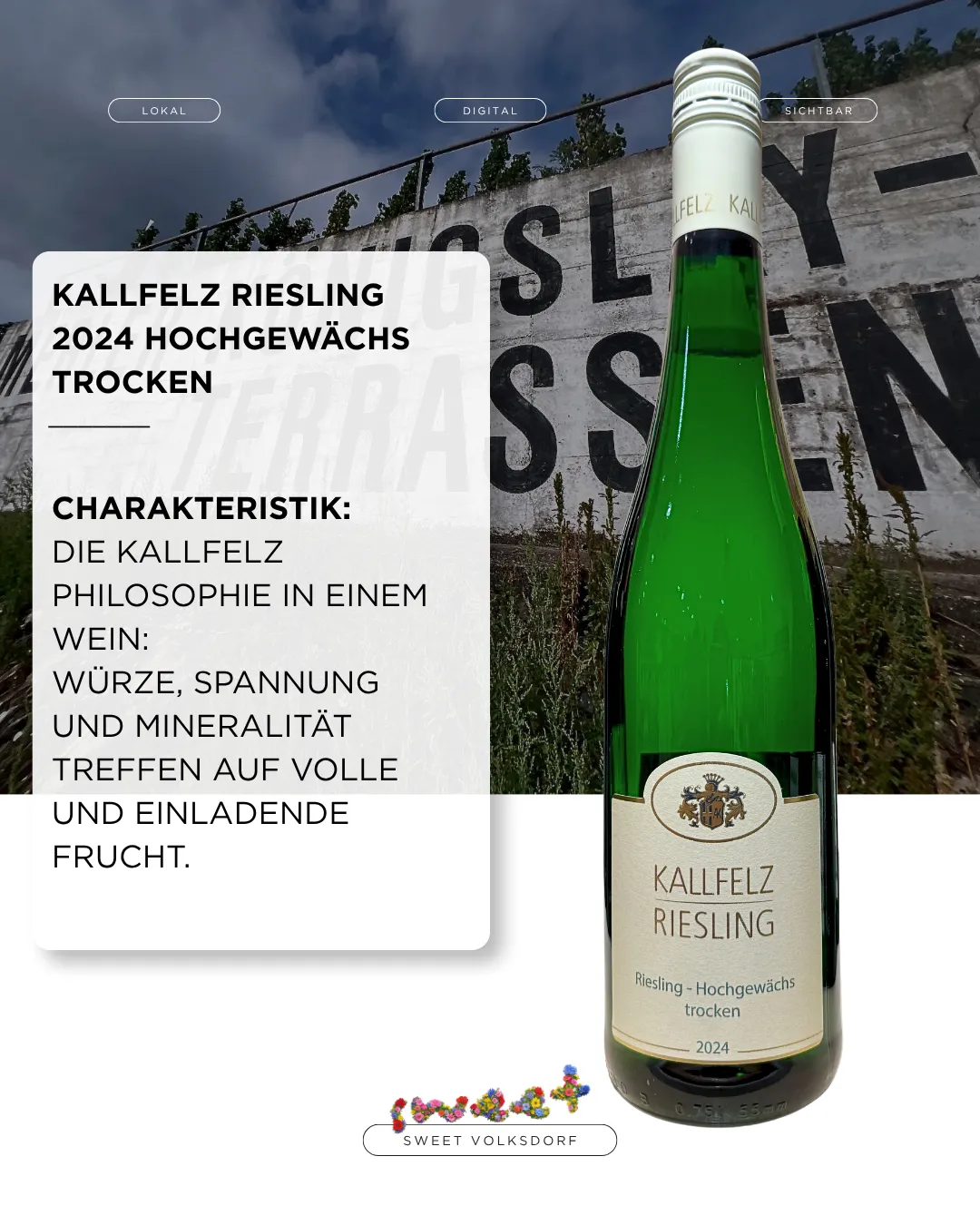Riesling von Kallfelz bei Frischemarkt Simon