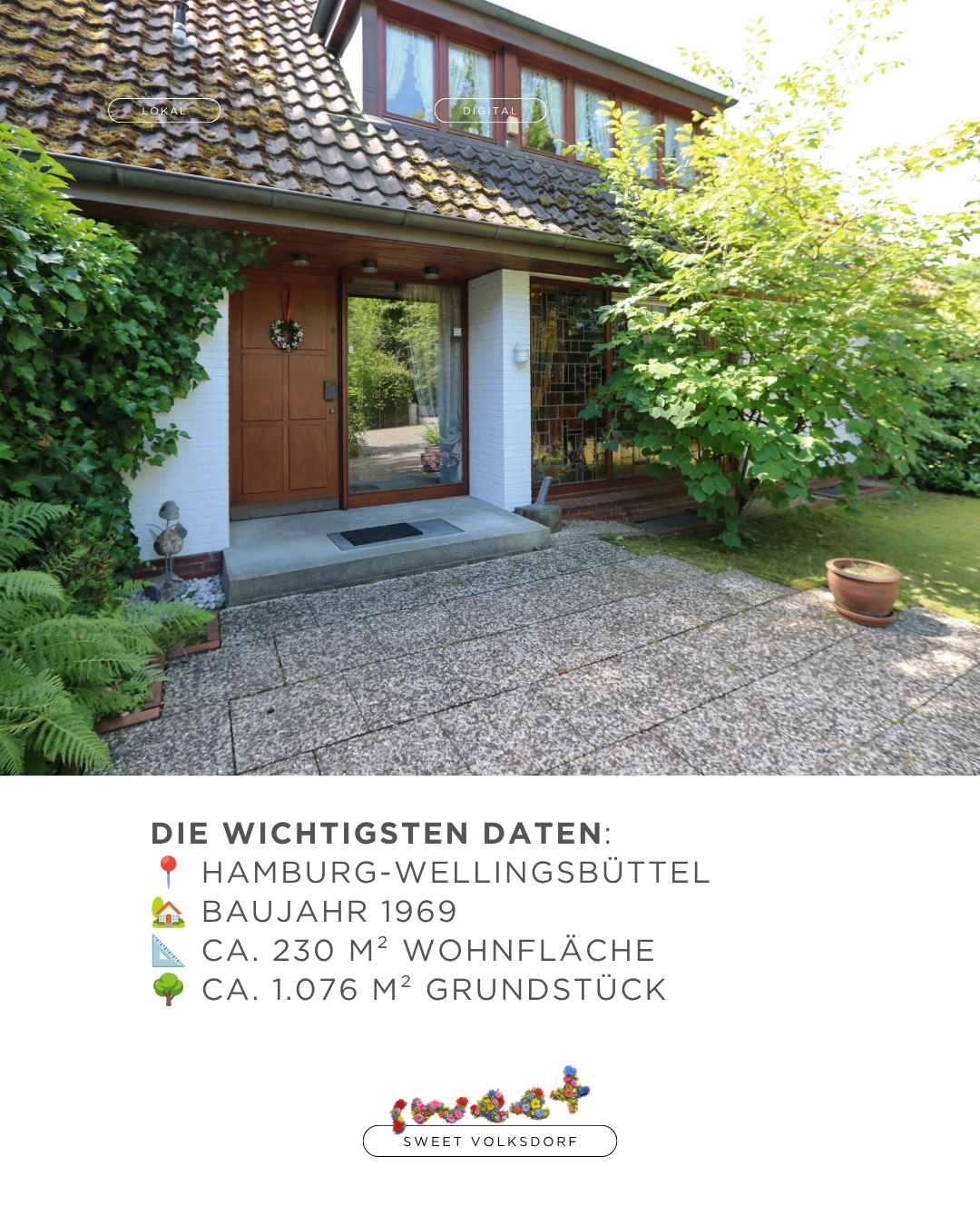 Großer Garten in Wellingsbüttel